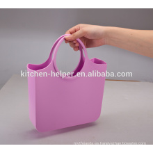 China fabricante profesional de alta calidad precio de fábrica de silicona impermeable Jelly Candy Color Silicona señora bolsa de silicona